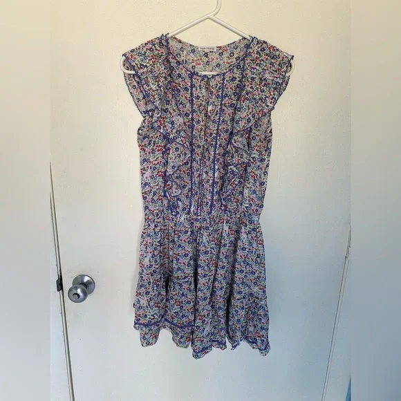 Poupette St. Barth Bambi Mini Dress Swim Cover-up Size Small - Picture 3 of 9